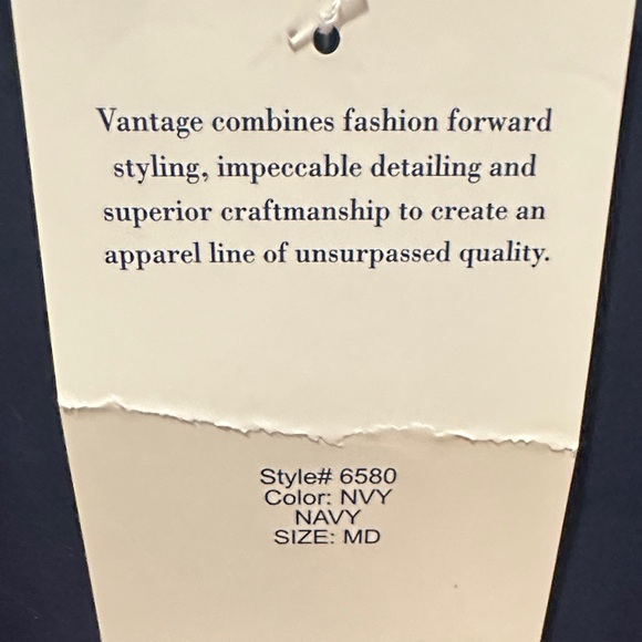 UVA Vantage Navy Men's Jersey with Beige Accents wind breaker. - Picture 4 of 8